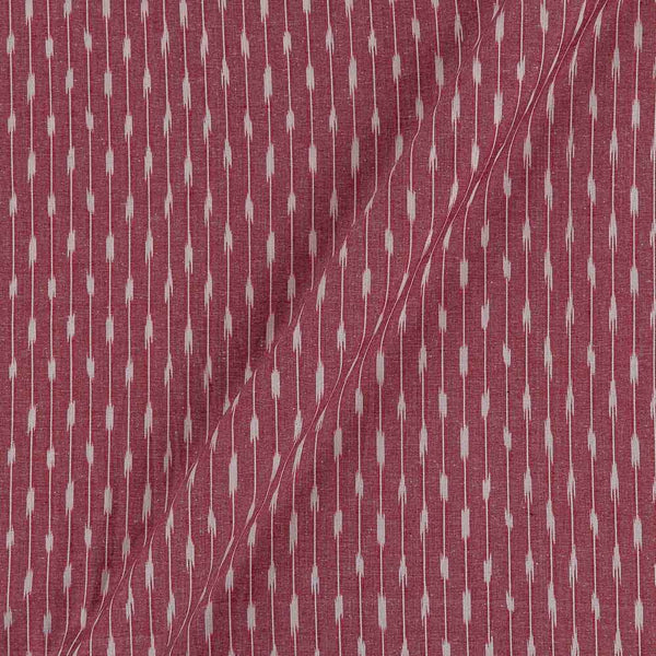 Buy Cotton Ikat Pink X White Cross Tone Washed Fabric Online S9150A14
