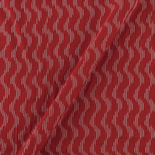 Cotton Ikat Red Colour Washed Fabric Online S9150AC9