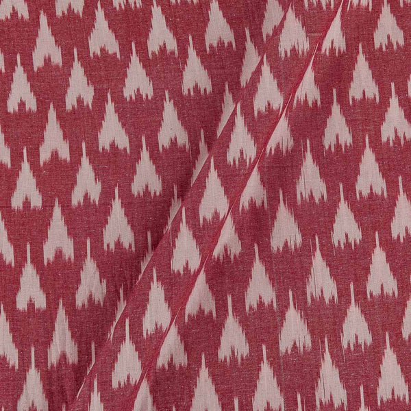 Buy Cotton Ikat Dusty Pink X White Colour Washed Fabric Online S9150AQH2