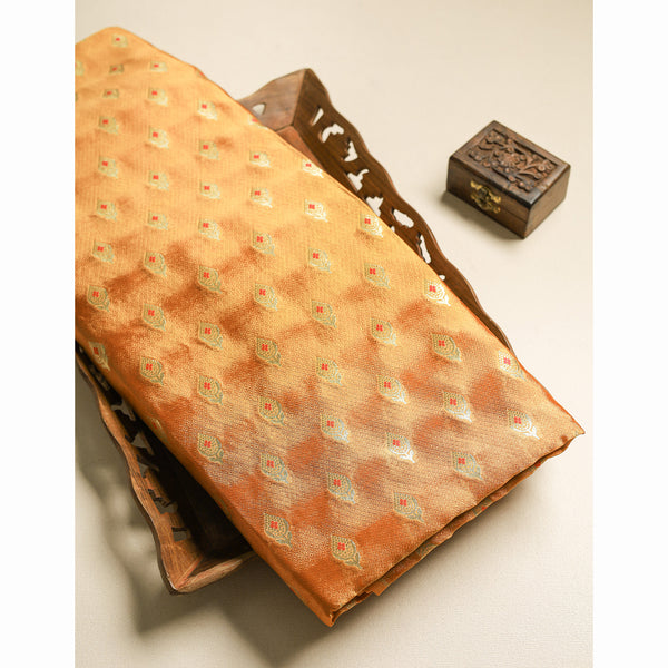 PURE HANDLOOM KATAN SILK FABRIC