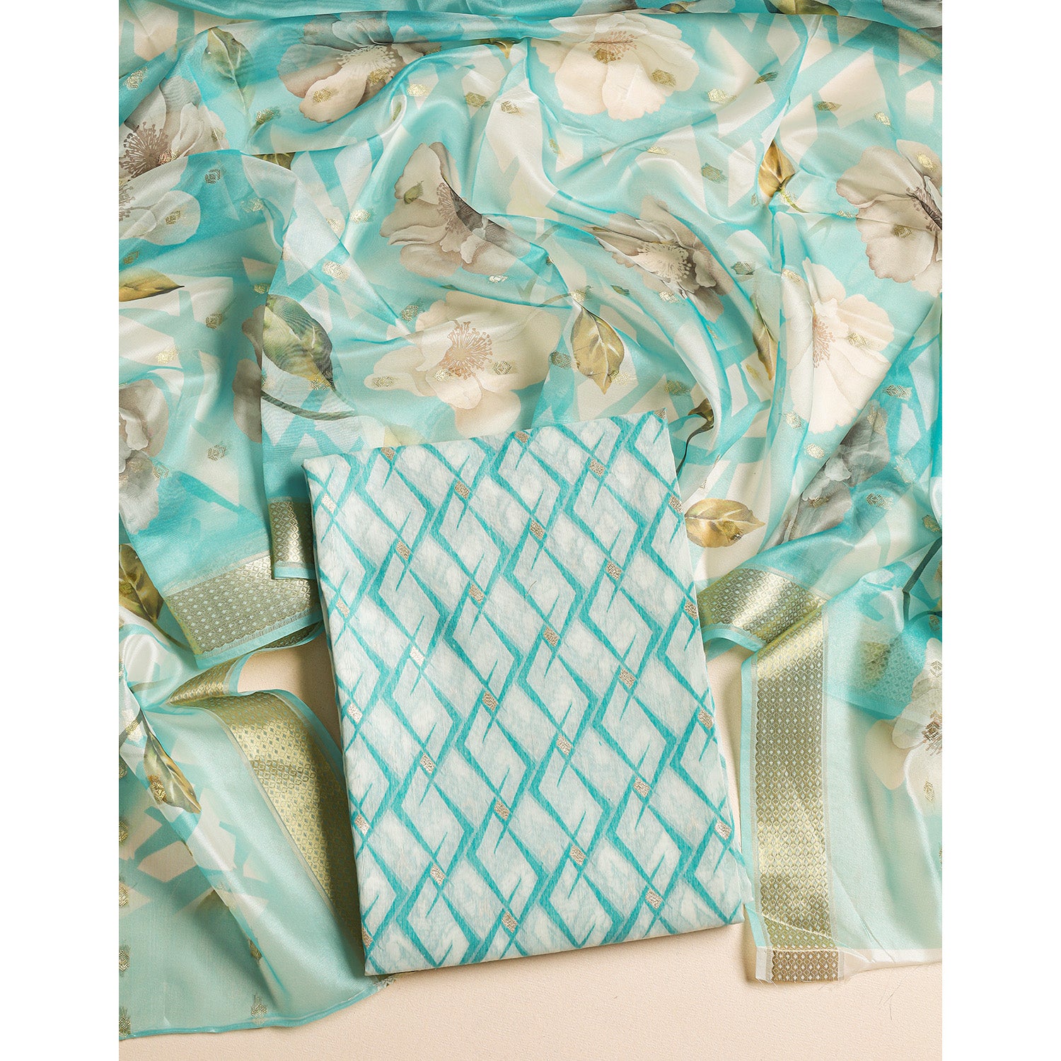 TISSUE 2 PIECE SUIT SET