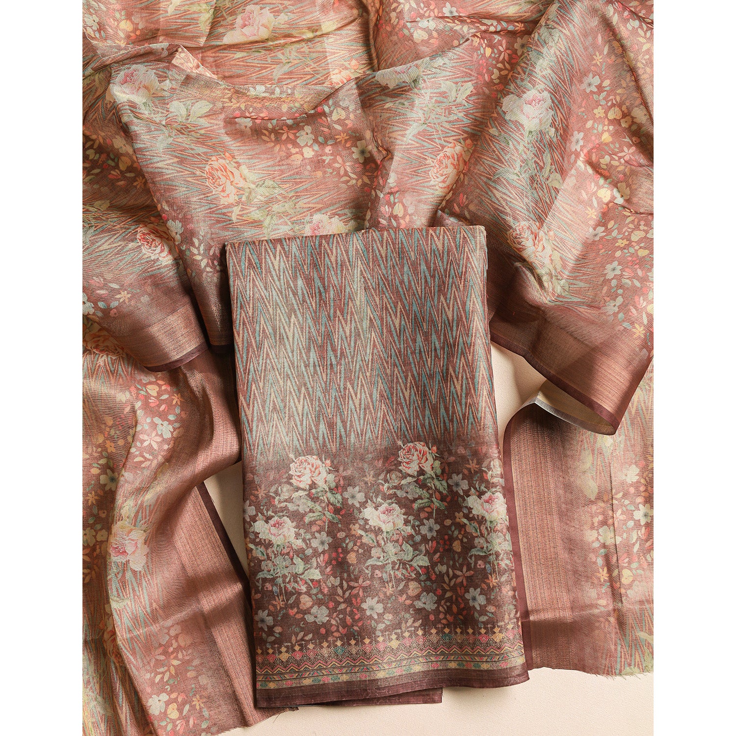 TISSUE 2 PIECE SUIT SET