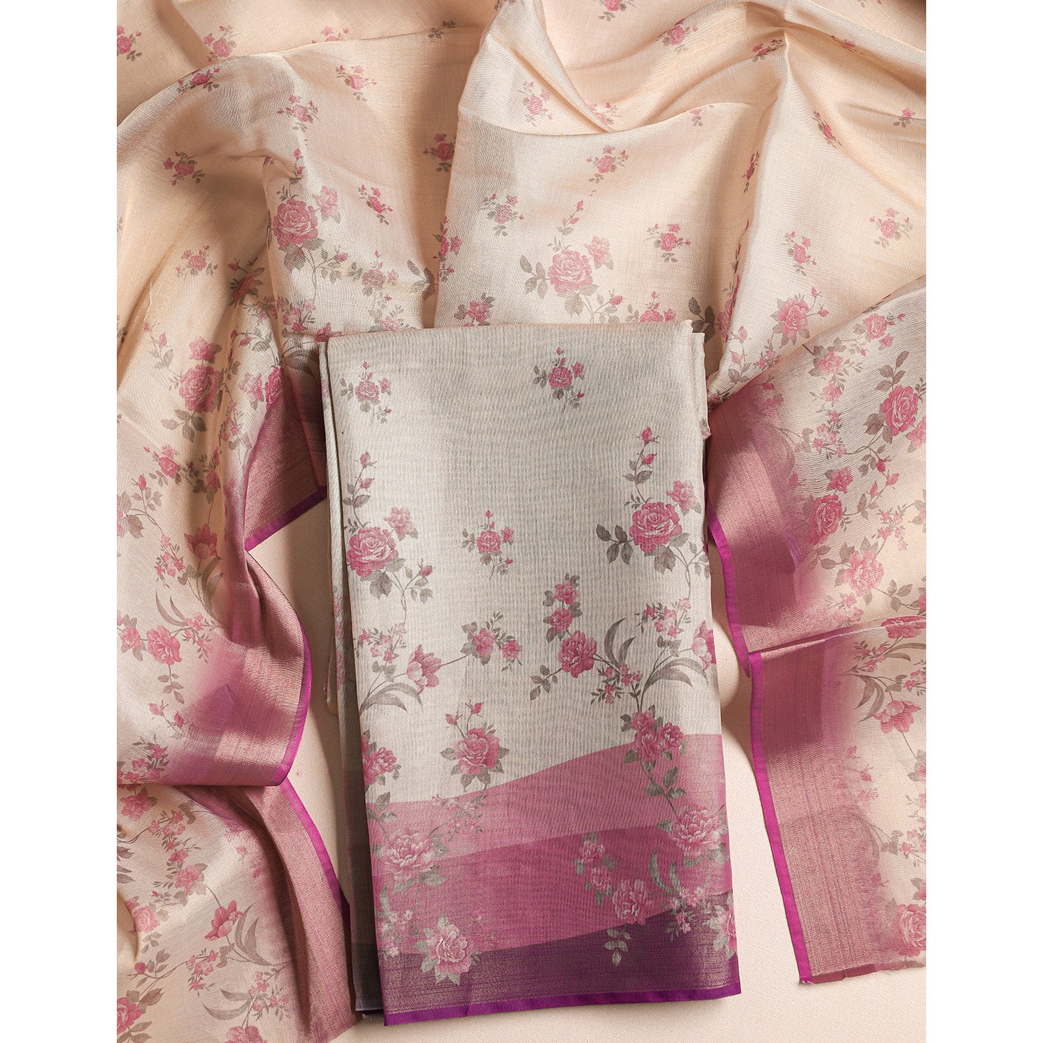 TISSUE 2 PIECE SUIT SET