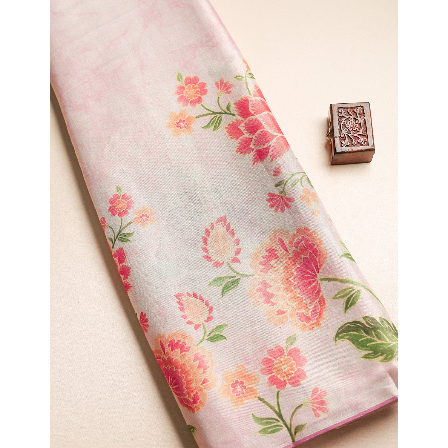 TISSUE SILK PRINTED FABRIC