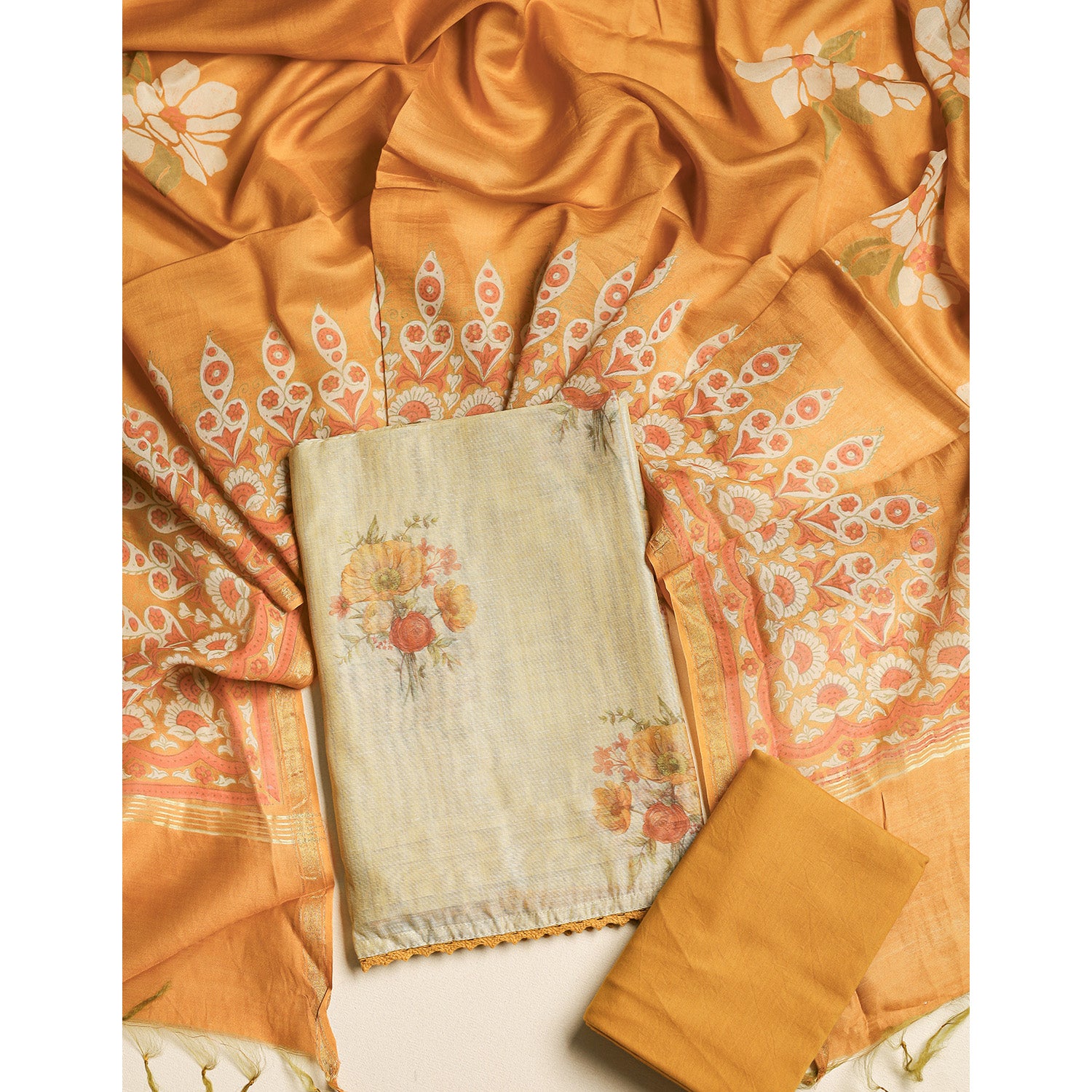 PARAG CHANDERI SILK SUIT SET