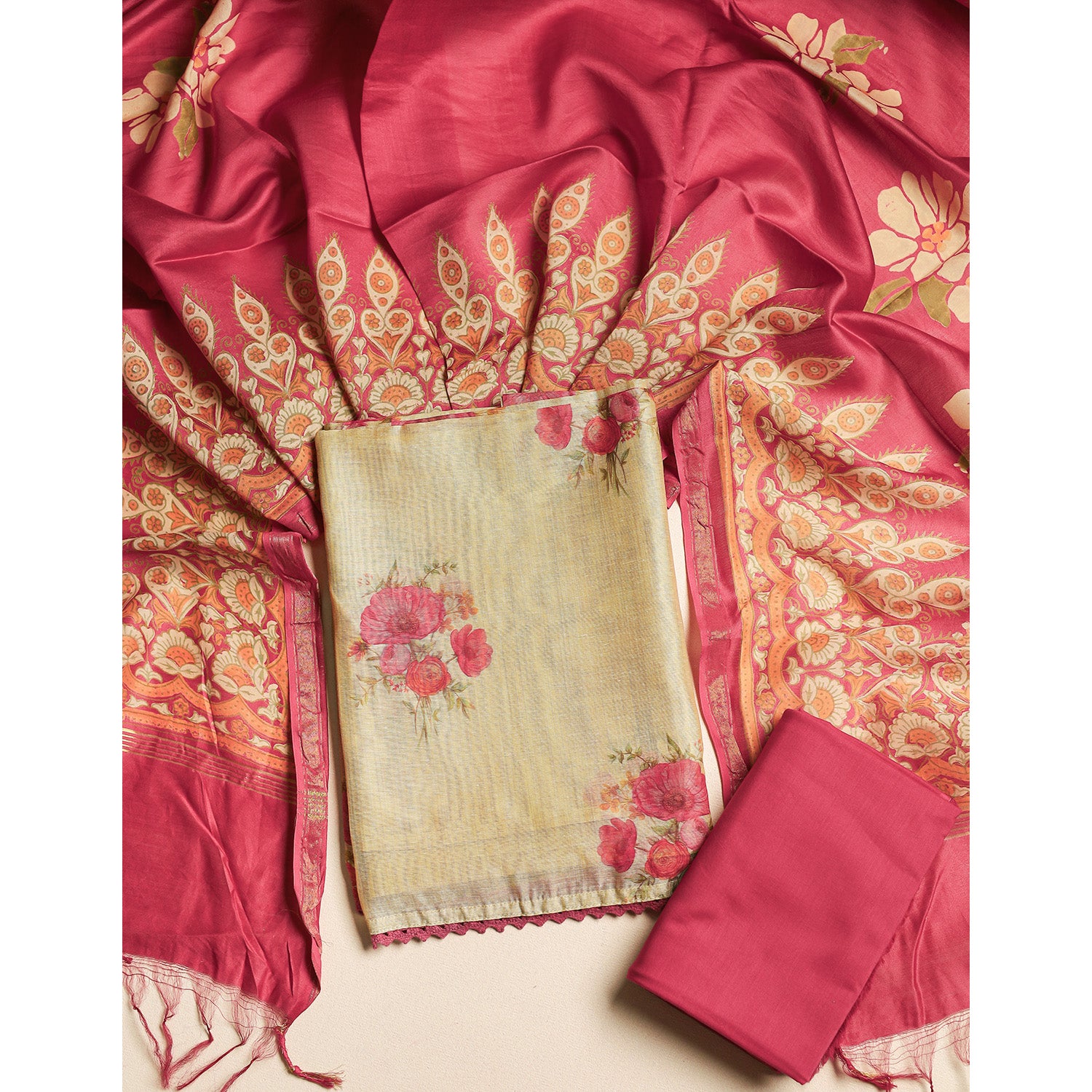 PARAG CHANDERI SILK SUIT SET