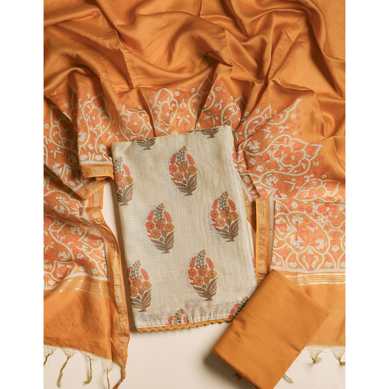 PARAG CHANDERI SILK SUIT SET