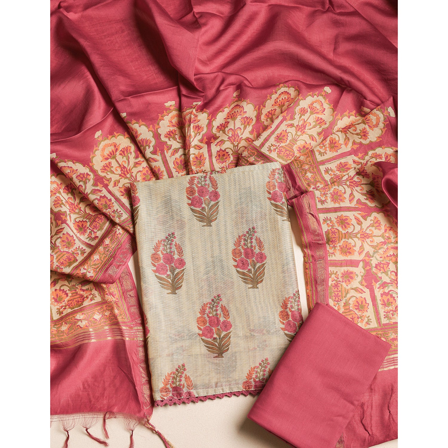 PARAG CHANDERI SILK SUIT SET