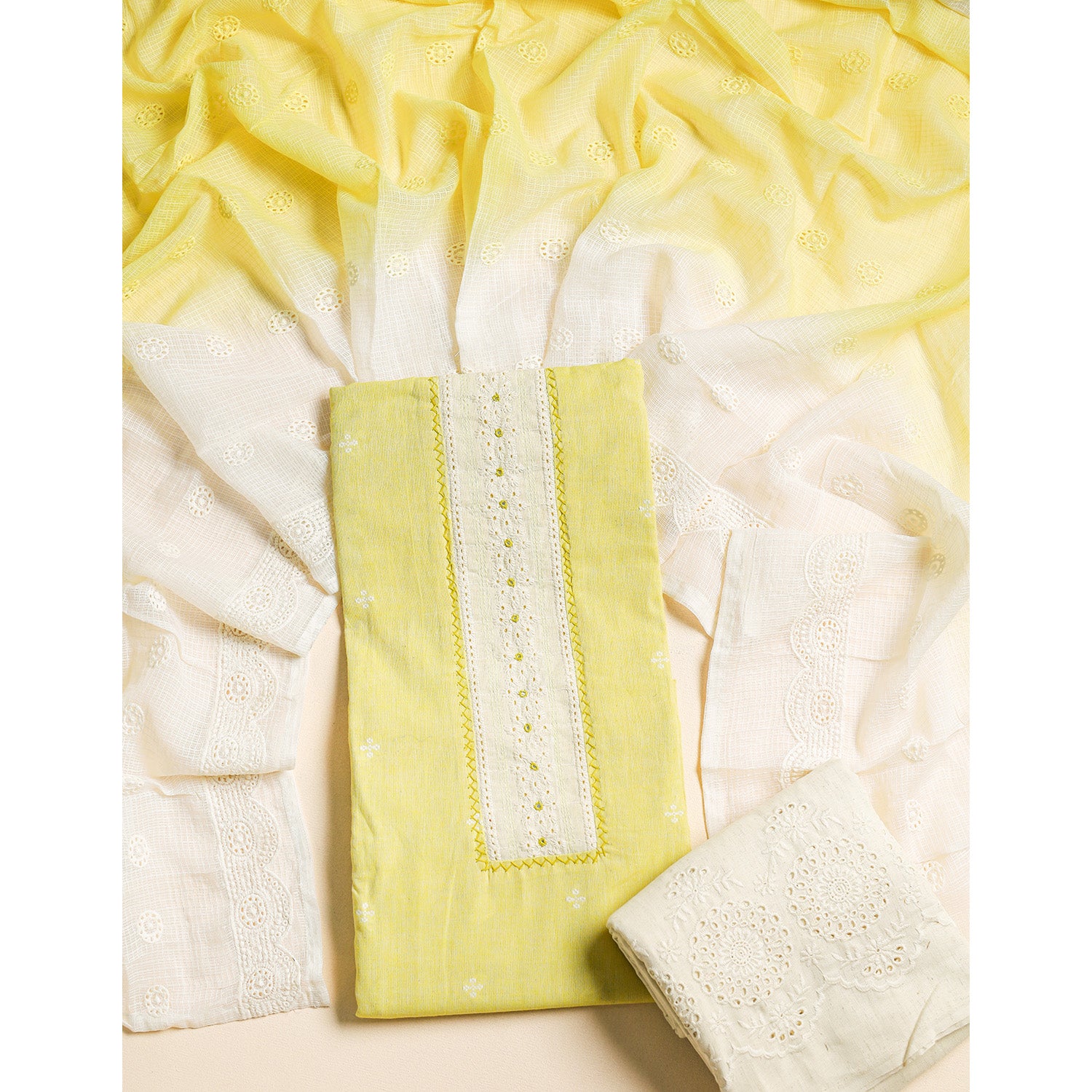 COTTON HANDLOOM SUIT SET