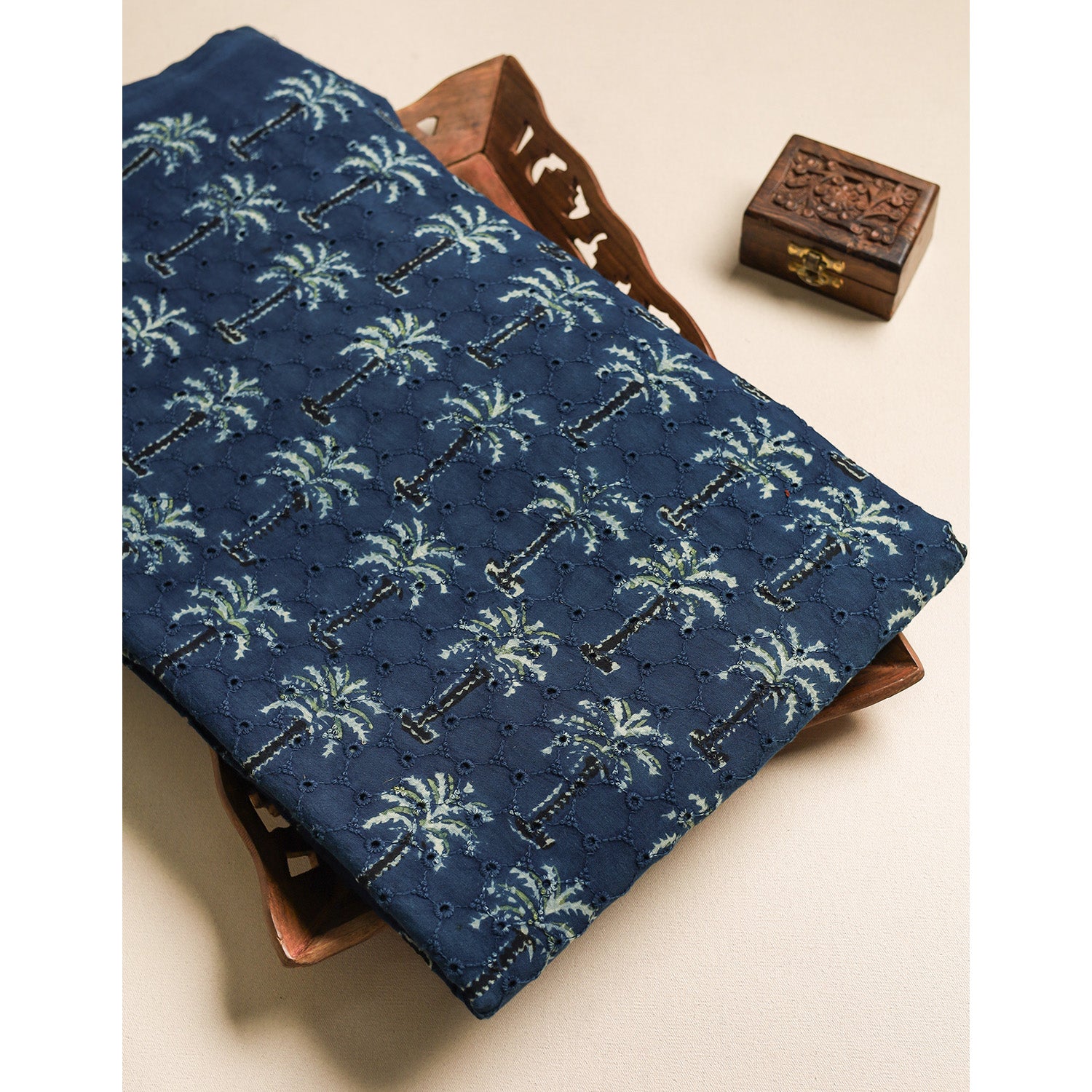 Pure Ajrakh Cotton Hakoba Fabric