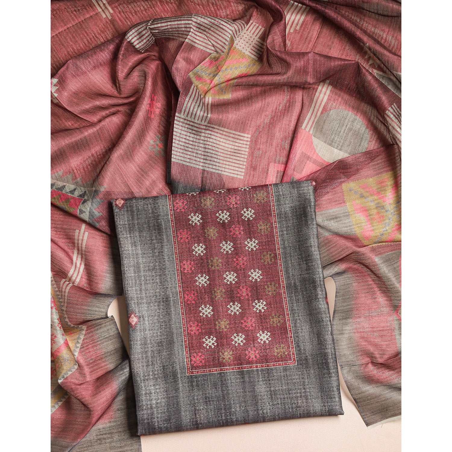 BOHO SILK 2 PIECE SUIT SET