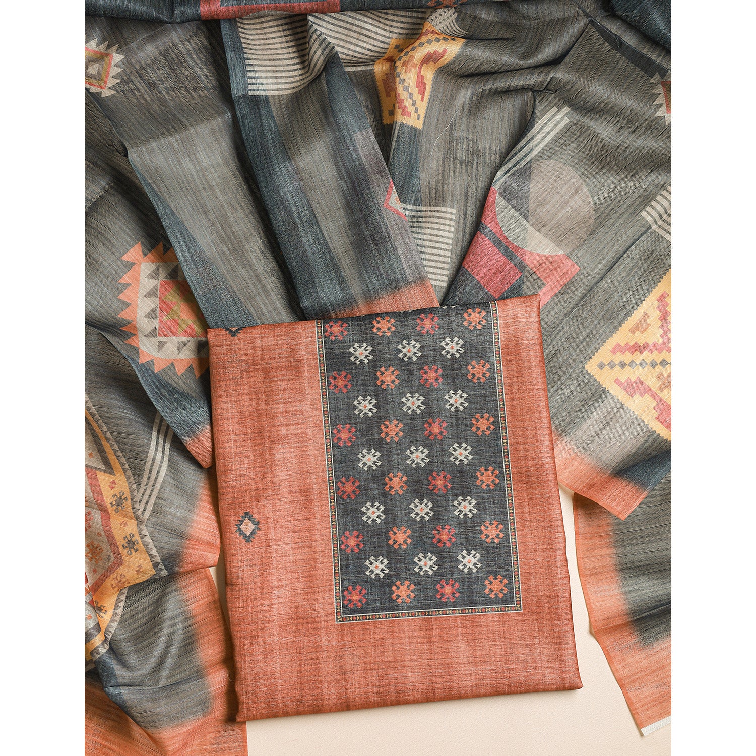 BOHO SILK 2 PIECE SUIT SET