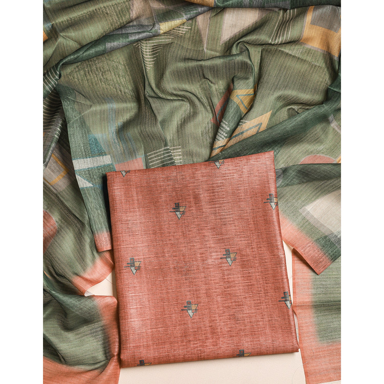 BOHO SILK 2 PIECE SUIT SET