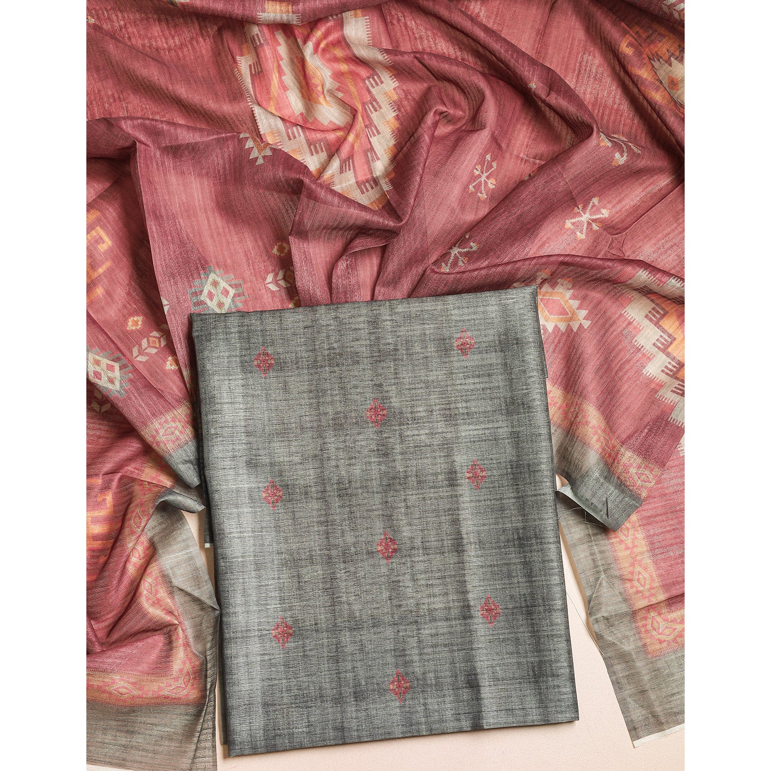 BOHO SILK 2 PIECE SUIT SET