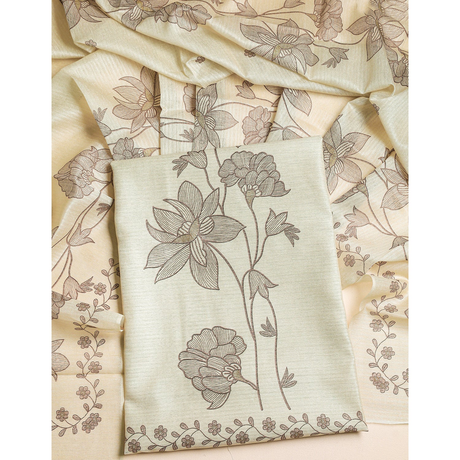 BOHO SILK 2 PIECE SUIT SET