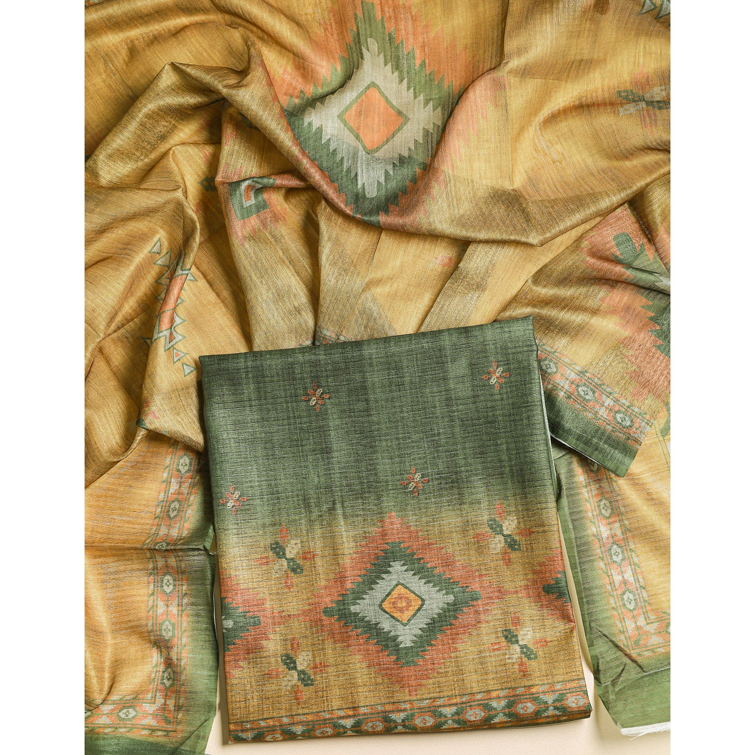 BOHO SILK 2 PIECE SUIT SET