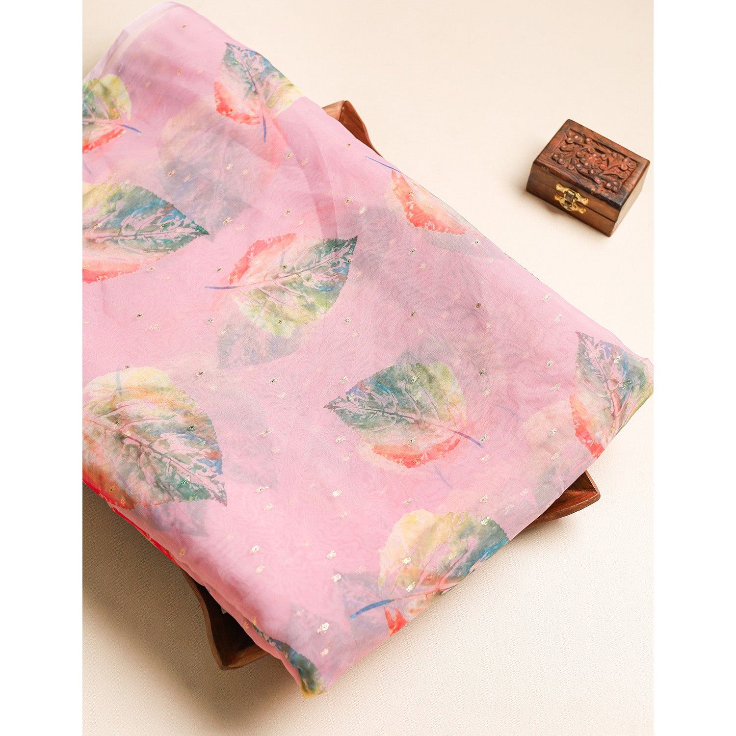 ORGANZA PRINTED FABRIC