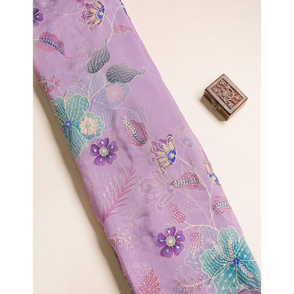 ORGANZA EMBROIDERED FABRIC