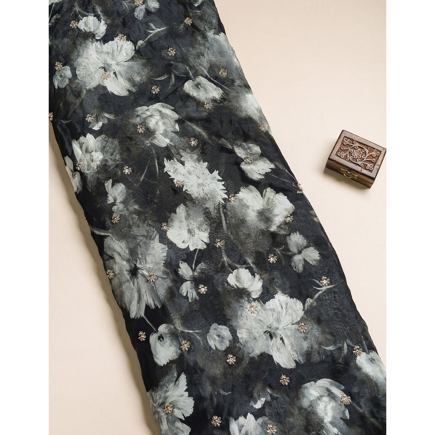 GEORGETTE EMBROIDERED FABRIC