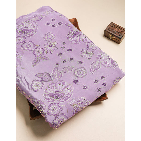 SILK EMBROIDERED FABRIC