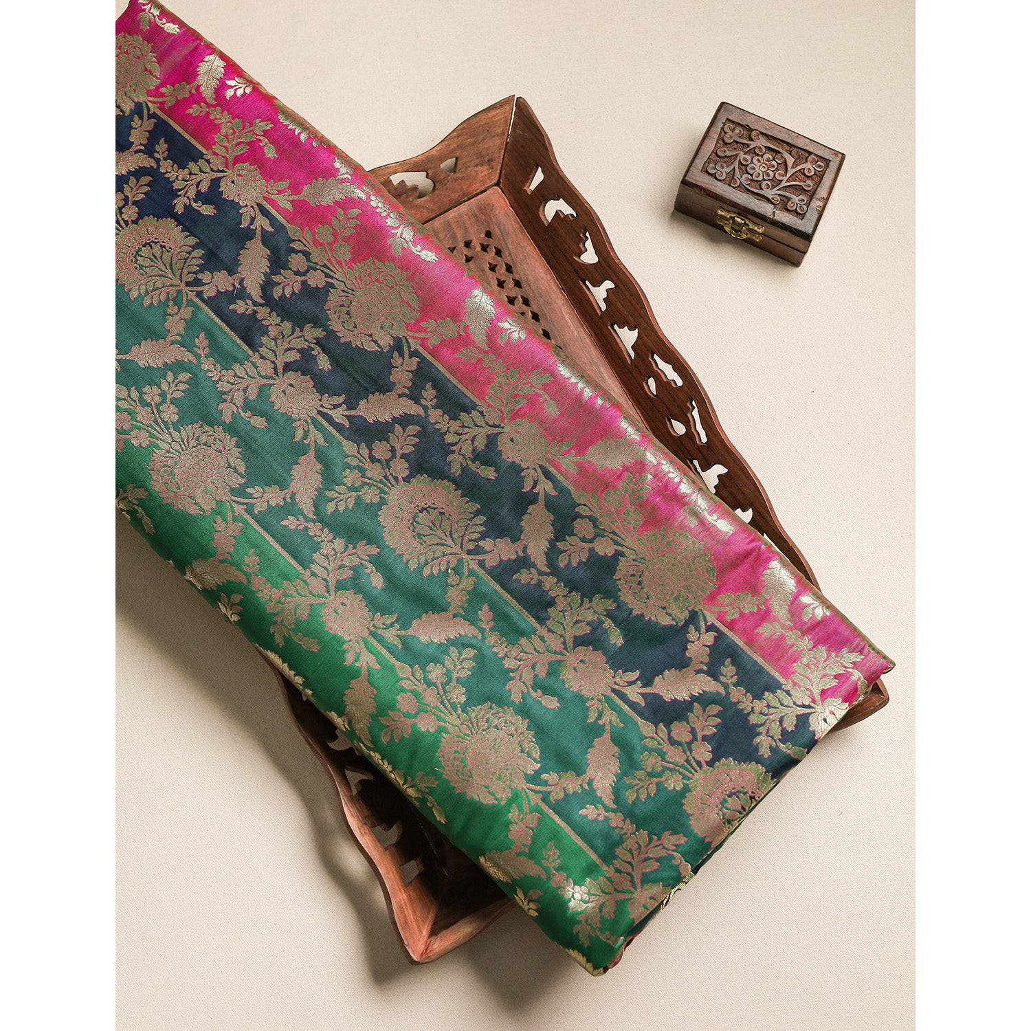 BANARASI BROCADE SILK FABRIC