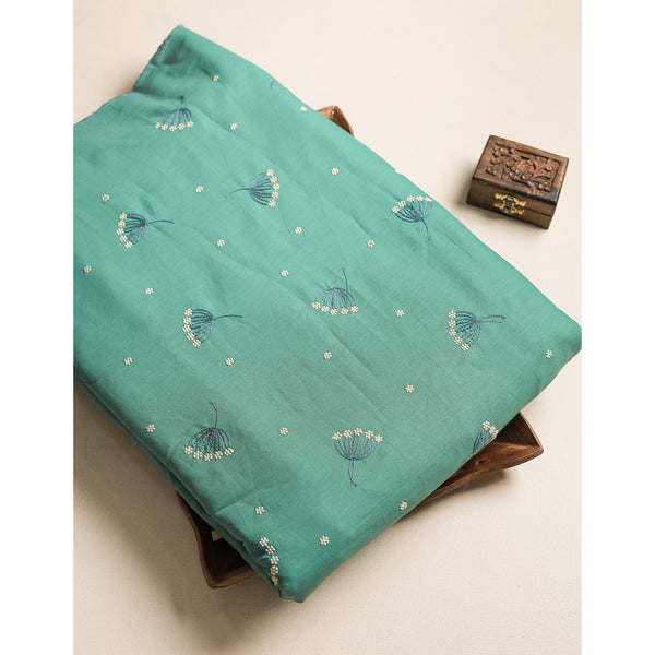 COTTON EMBROIDERED FABRIC