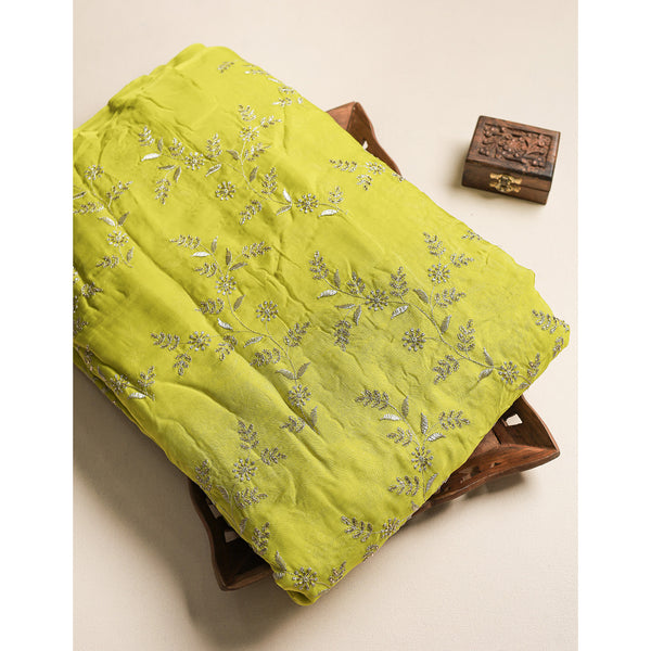 ORGANZA EMBROIDERED FABRIC