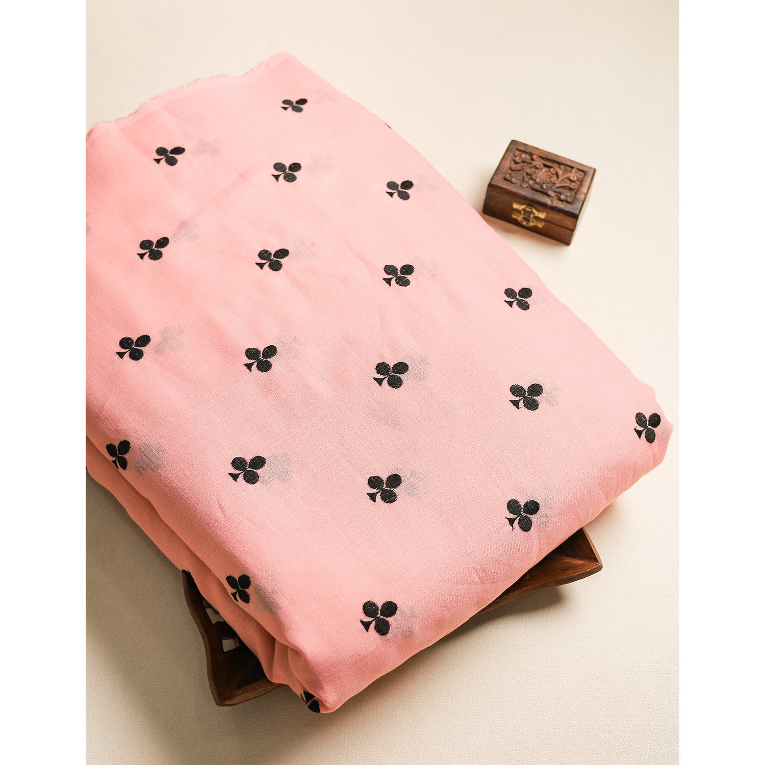 COTTON EMBROIDERED FABRIC