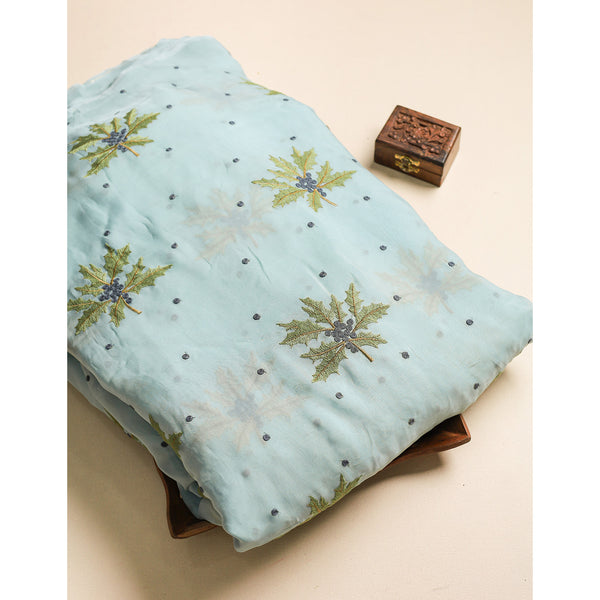 ORGANZA EMBROIDERED FABRIC