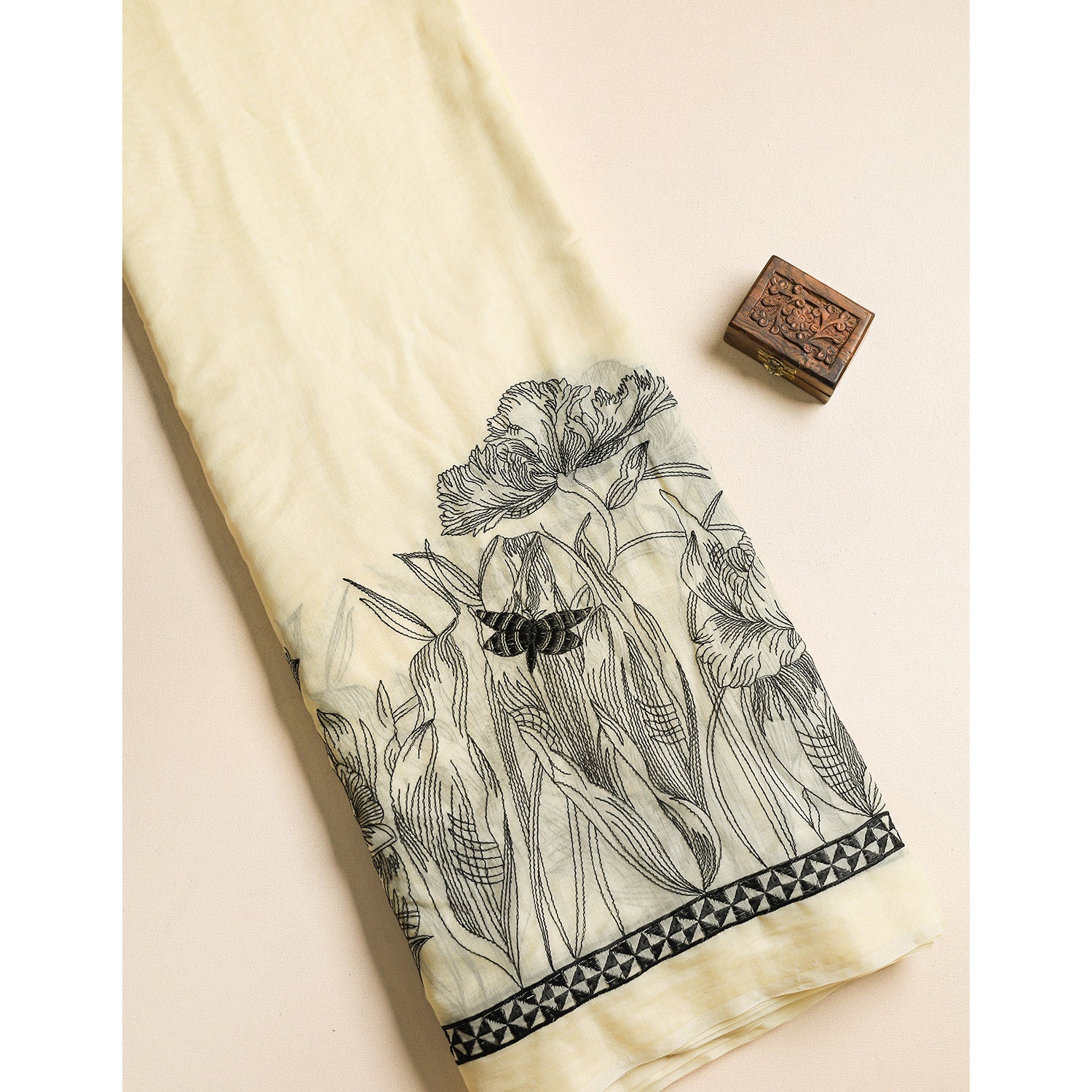 COTTON EMBROIDERED FABRIC