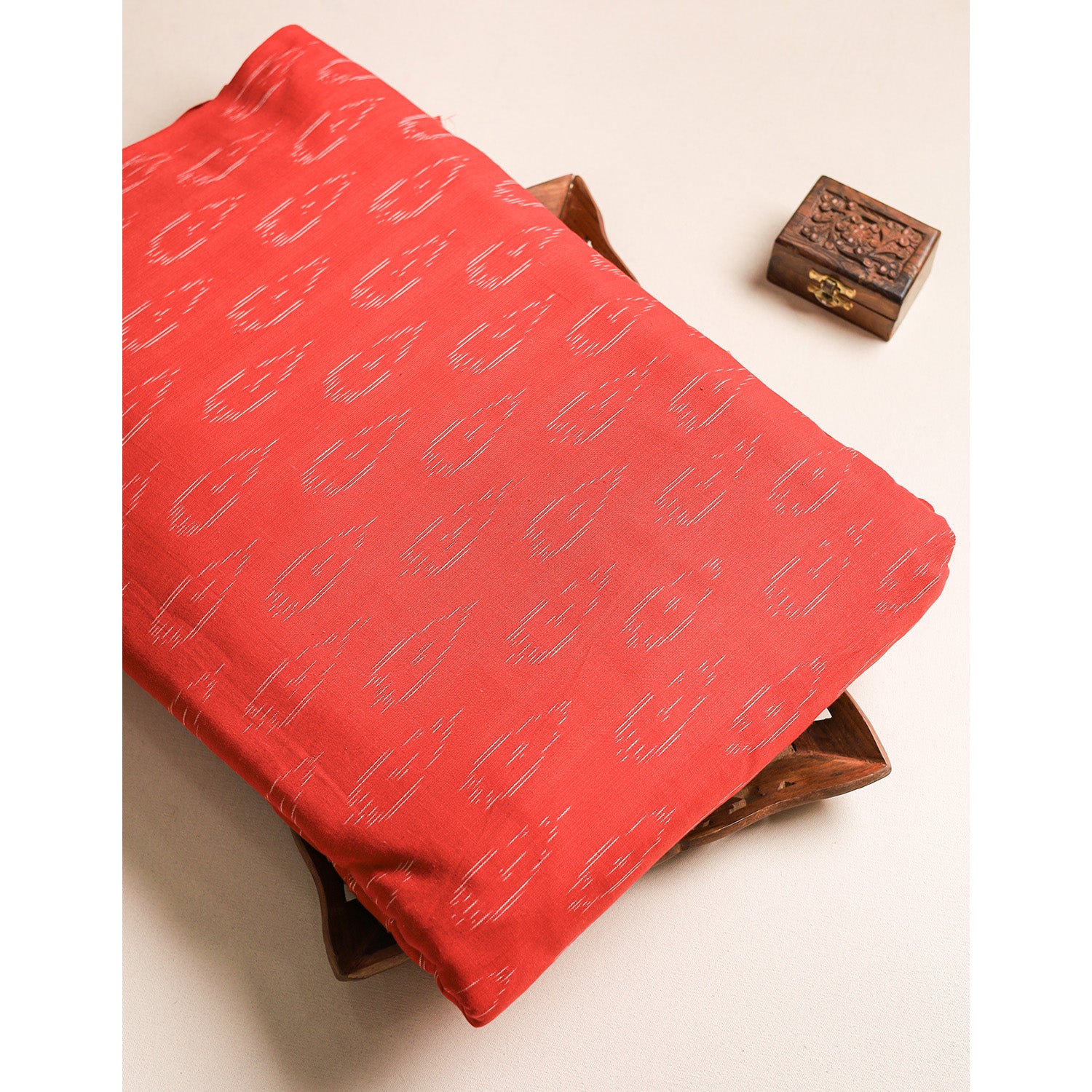 COTTON WOVEN IKAT FABRIC