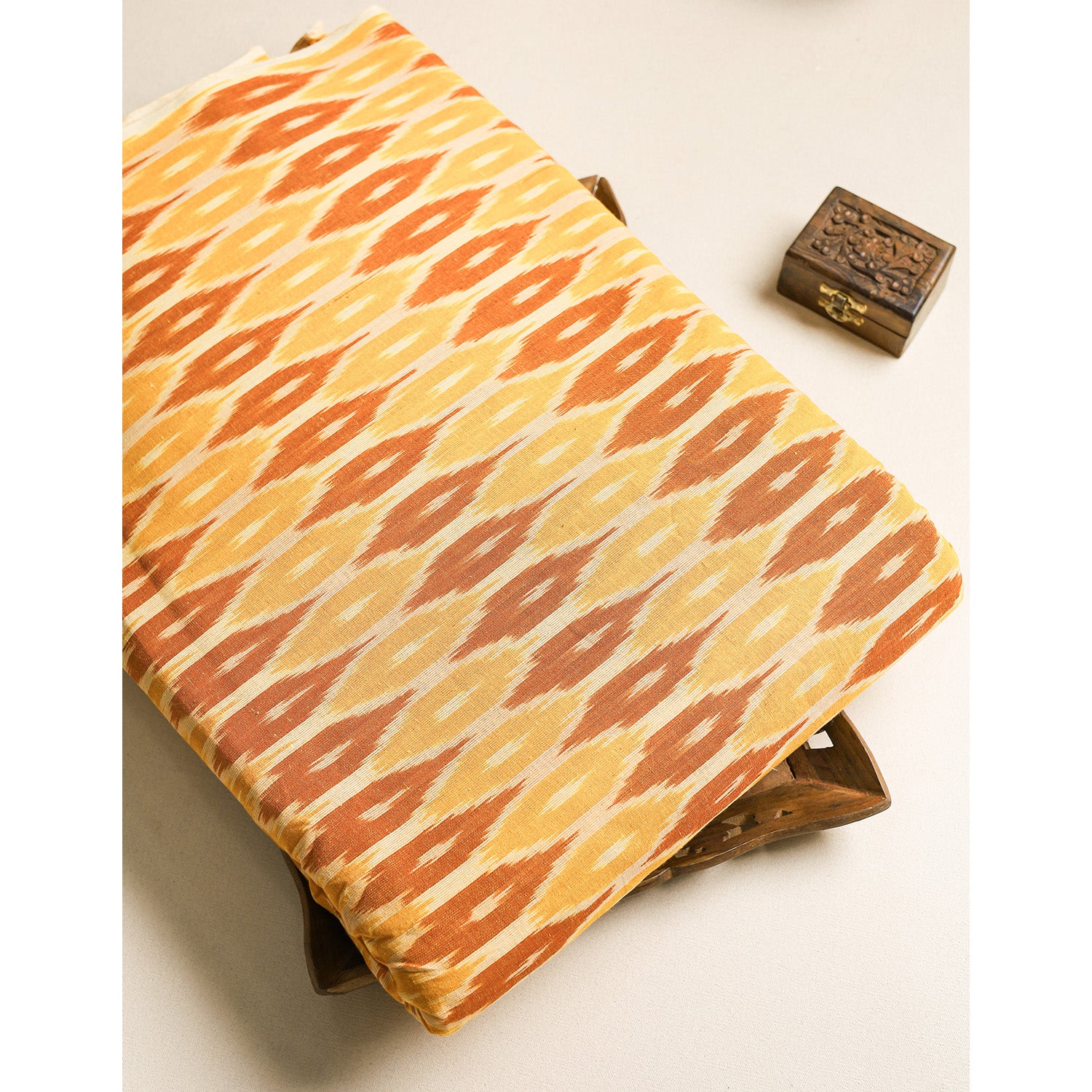 COTTON WOVEN IKAT FABRIC