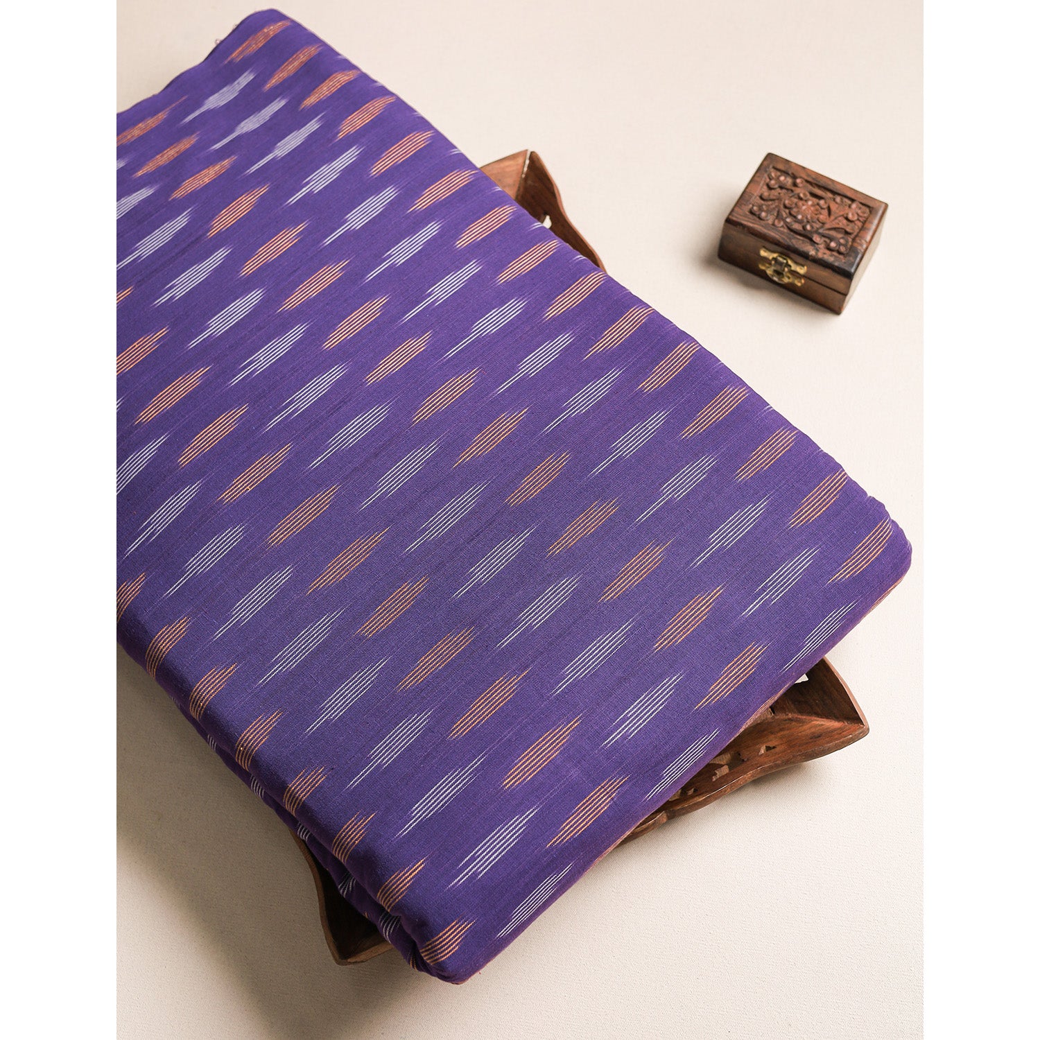 COTTON WOVEN IKAT FABRIC