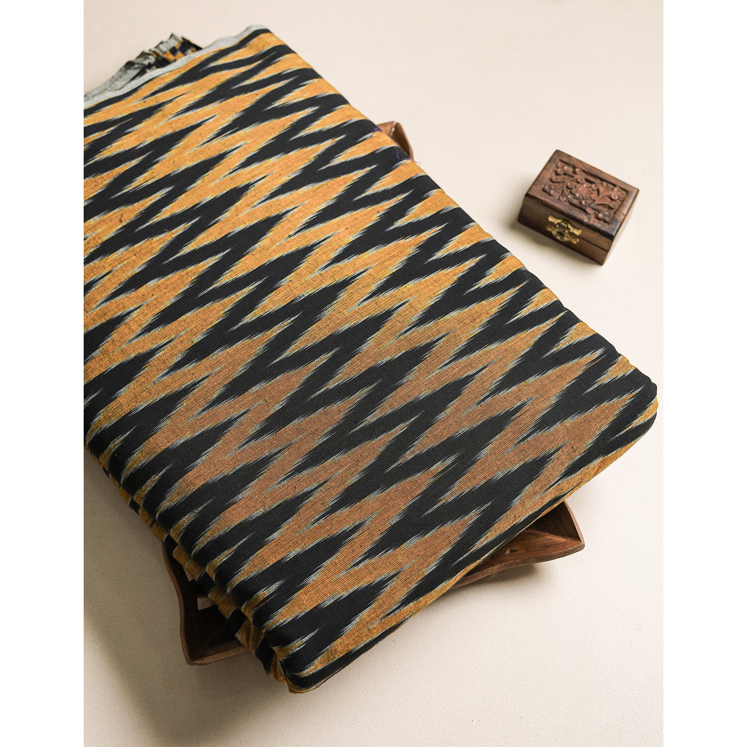 COTTON WOVEN IKAT FABRIC