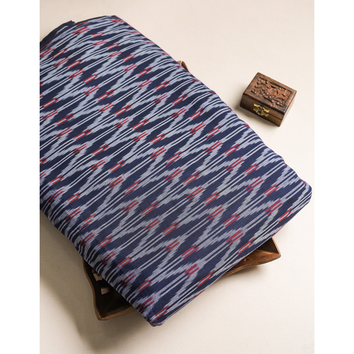 COTTON WOVEN IKAT FABRIC