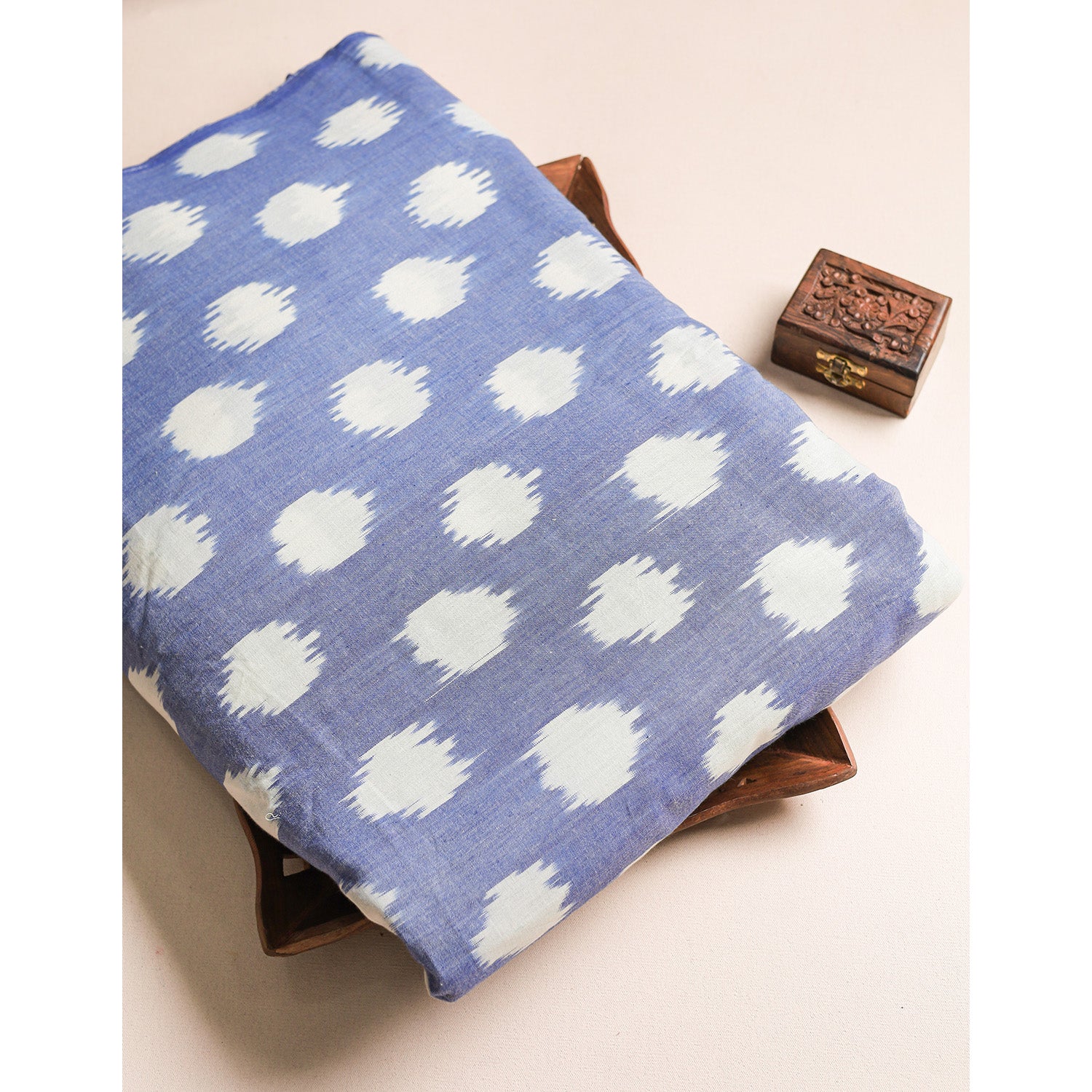 COTTON WOVEN DOUBLE IKAT FABRIC