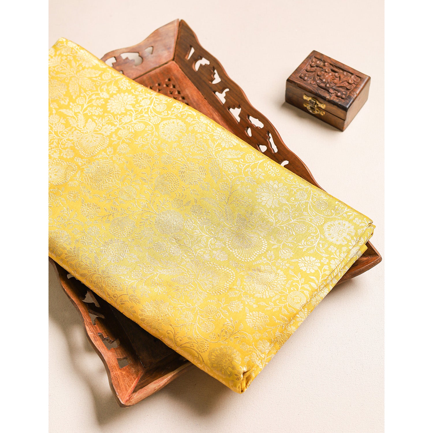 PURE BANARASI KATAN SILK FABRIC