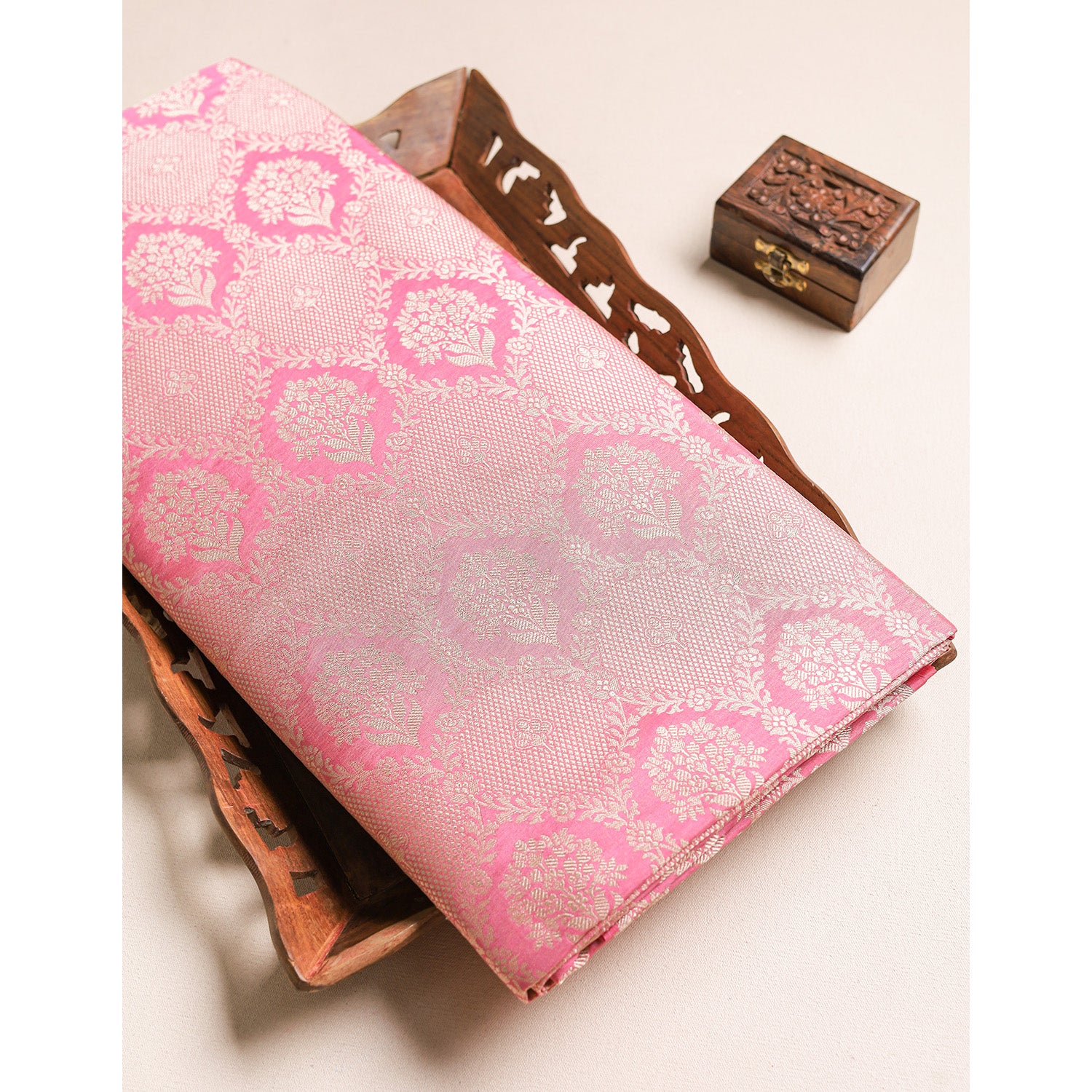 PURE BANARASI KATAN SILK FABRIC