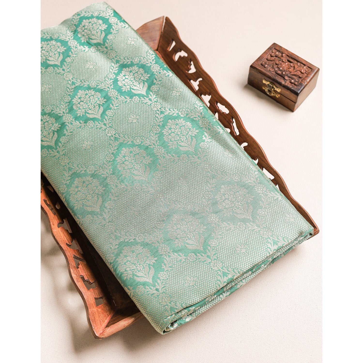 PURE BANARASI KATAN SILK FABRIC