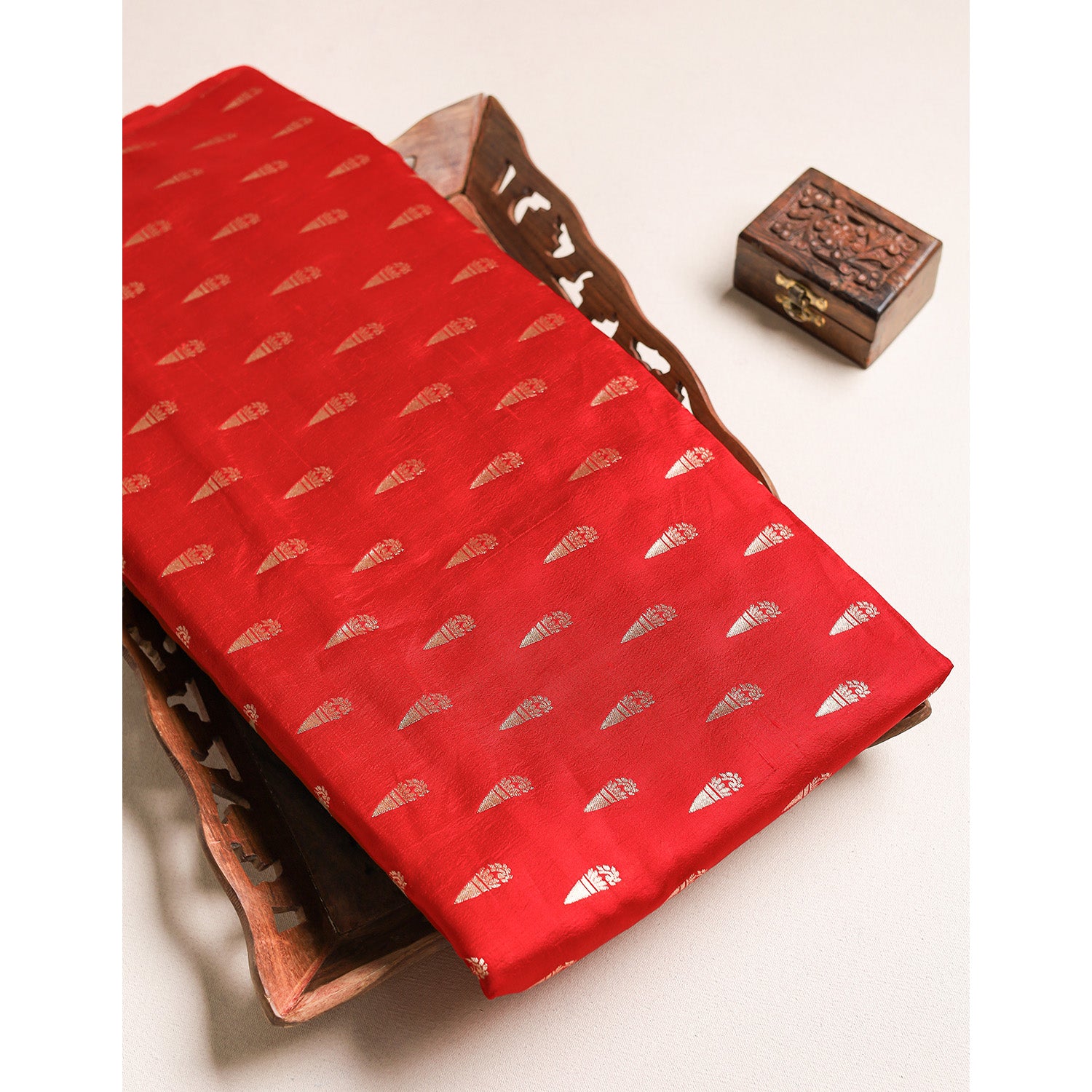 PURE BANARASI BROCADE SILK FABRIC