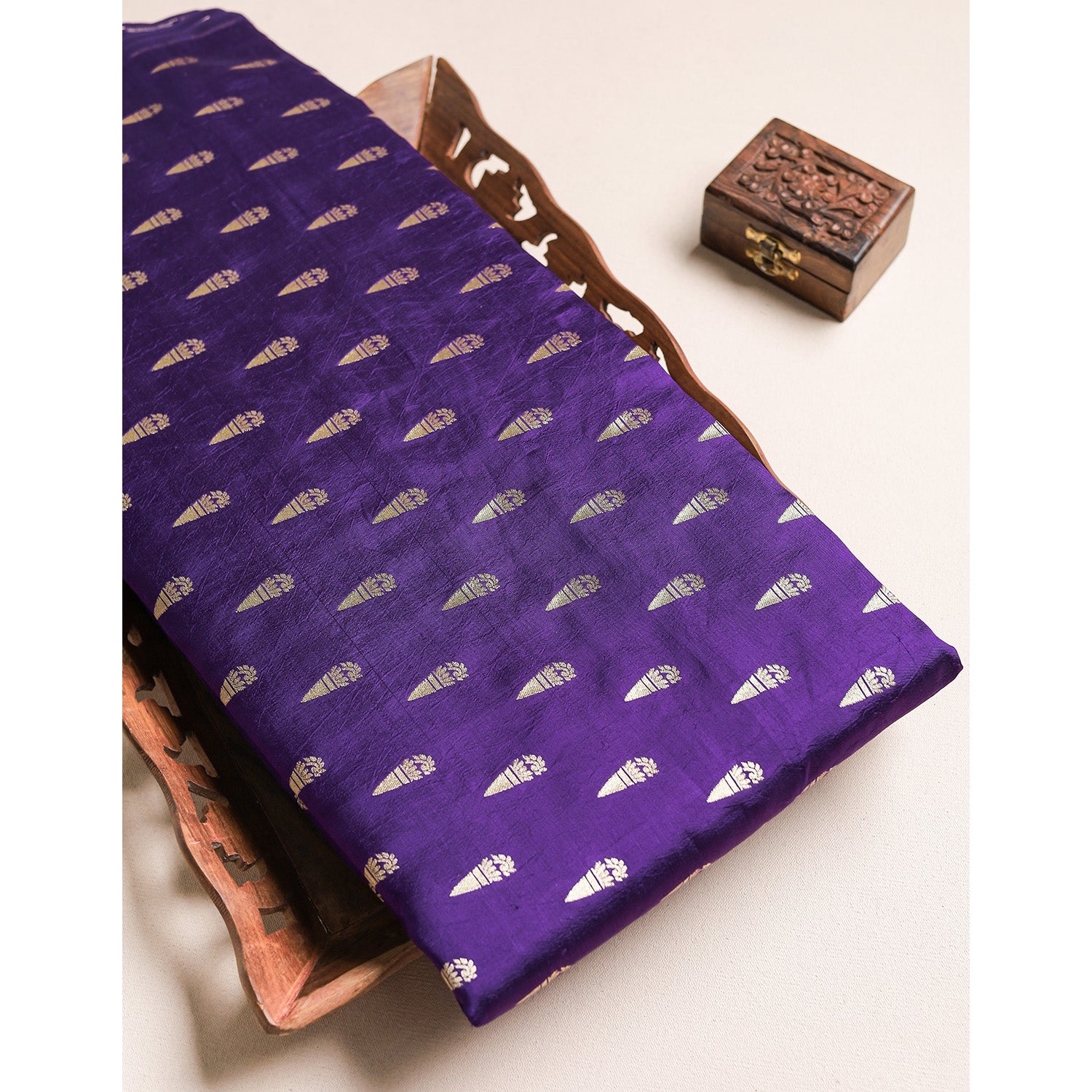 PURE BANARASI BROCADE SILK FABRIC