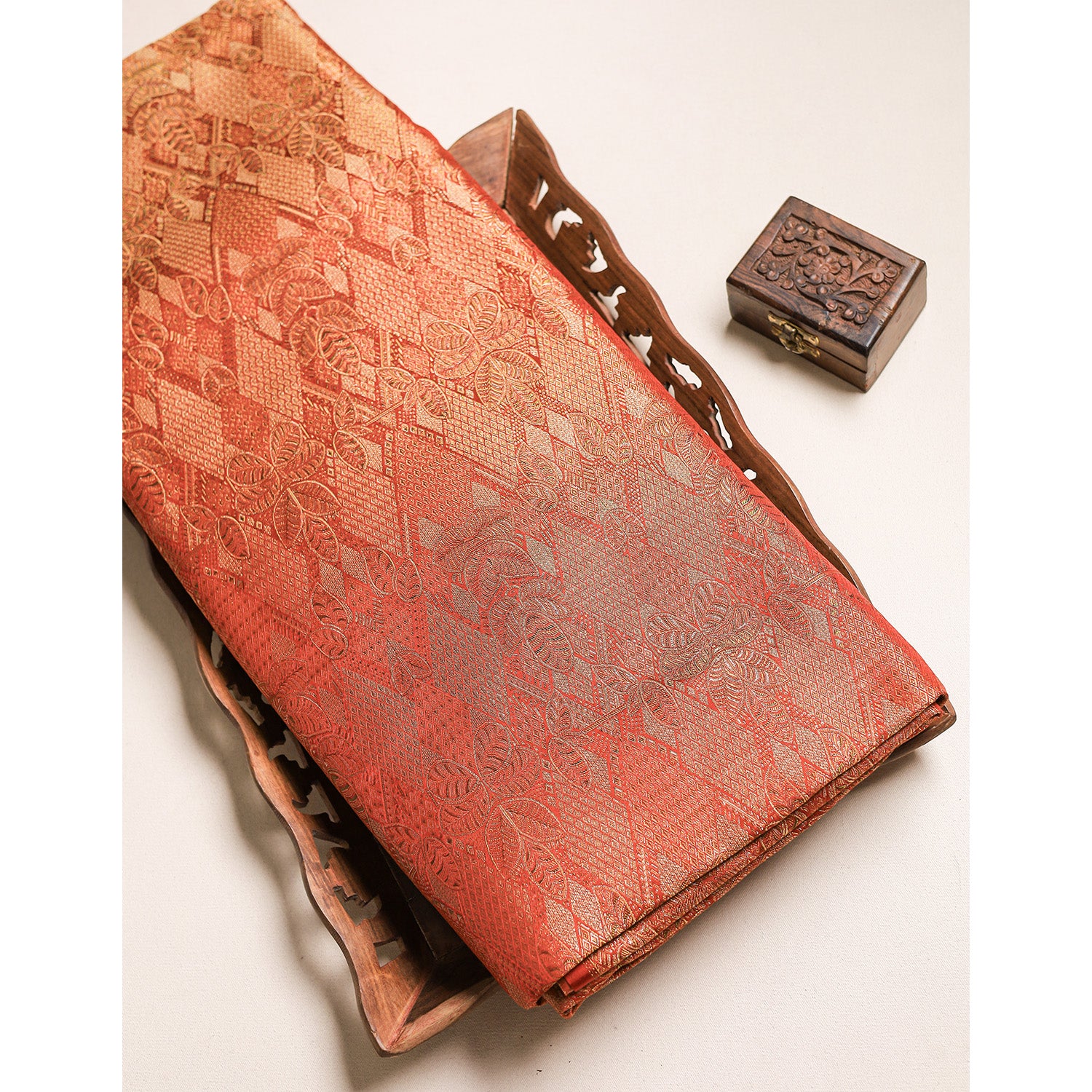 PURE BANARAS BROCADE SILK FABRIC