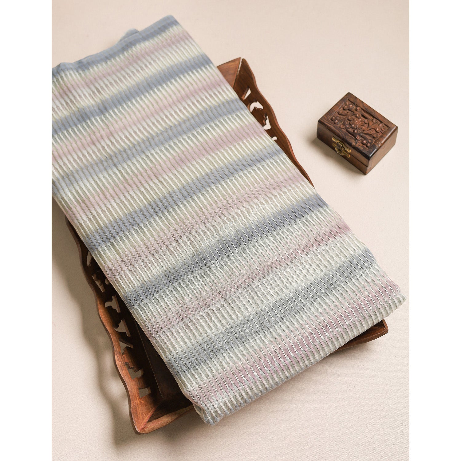 CHANDERI SILK WOVEN FABRIC