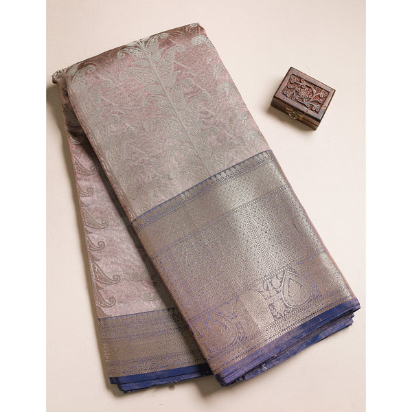 TISSUE SILK BORDER FABRIC