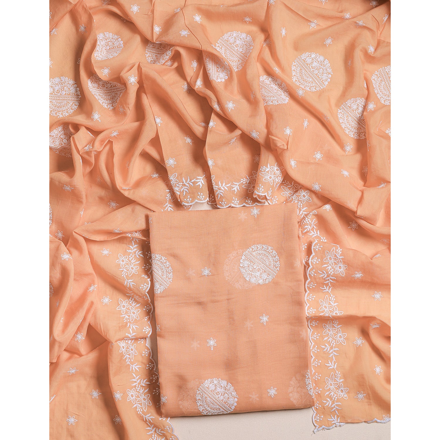 MALAI CHANDERI 2 PIECE SET