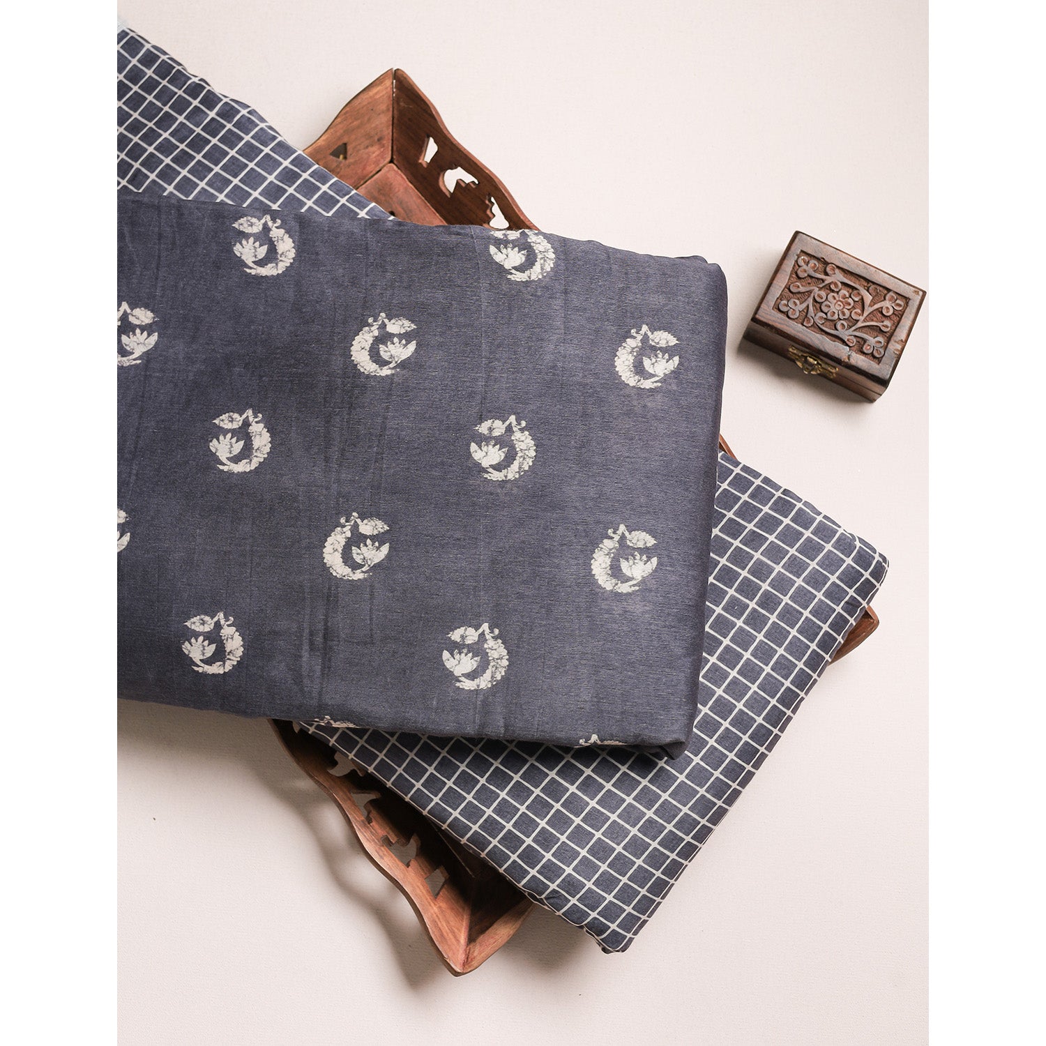 MUL CHANDERI PRINTED FABRICS