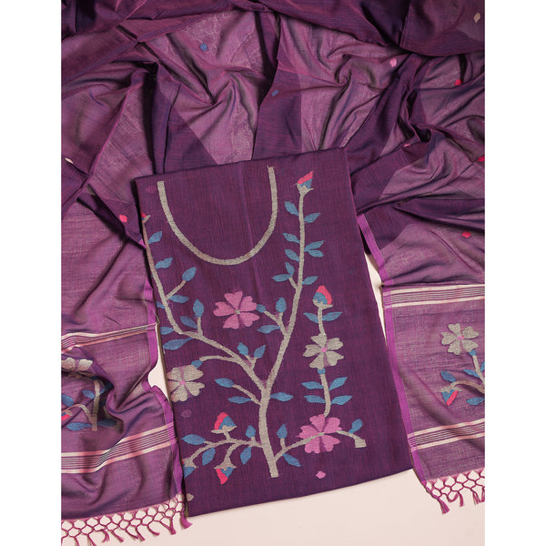 PURE COTTON JAMDHANI SUIT SET