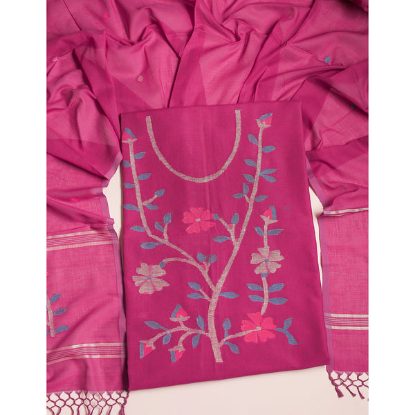 PURE COTTON JAMDHANI SUIT SET