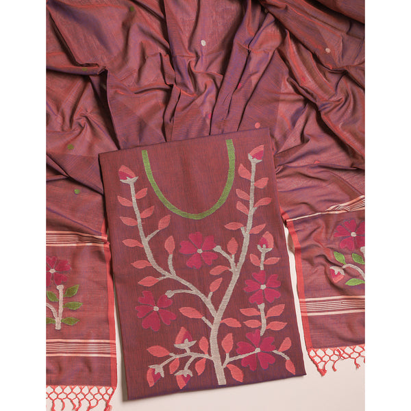 PURE COTTON JAMDHANI SUIT SET