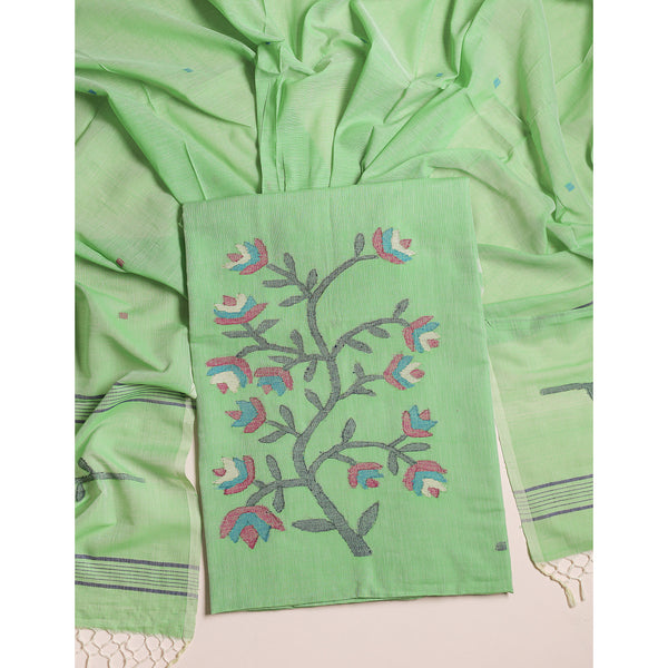 PURE COTTON JAMDHANI SUIT SET